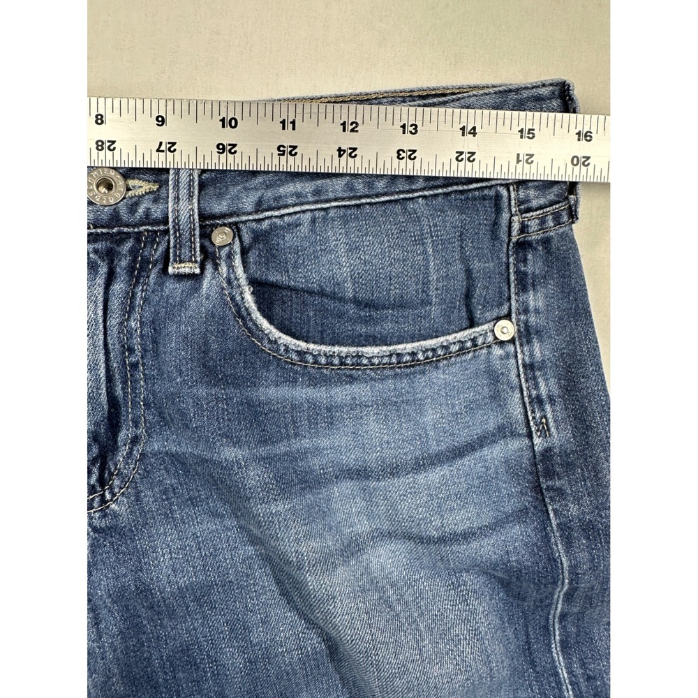 AG Adriano Goldschmied The Piper Crop Jeans Sz 29 Blue Slouchy Slim Capri USA - Picture 7 of 12